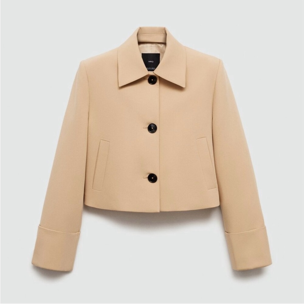 Mango Beige Blazer Jacket